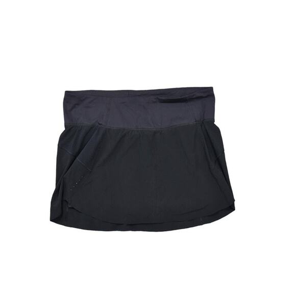 Athleta Black Skort 1X Polyester Preowned Women's Short Run with it skort - Picture 1 of 7